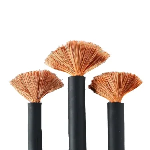 Best Welding Cable Price Stranded Copper Conductor Rubber Insulation Battery Cable Welding Cable Electric Wire