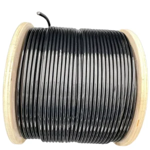 Black PVC Coated Galvanized Steel Wire Rope Gym Carbon Steel Cable Coating Models 7×19 7×7 Cold Heading Cutting Manufacturing