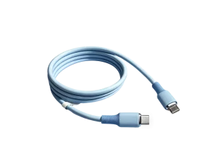 Blue Silicone Type C Cable 16P Coaxial Harness Speaker Aux Fire Ignition Welding Battery Jumper AC DC UL VDE Optical Micro
