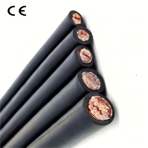 CE 60245 ICE81 YH Copper Core Rubber Cable Welding Cable