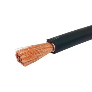CE Certified Welding Cable Wire Copper Conductor Oil Resistant Rubber Sheathed Electric Welding Machine Cable