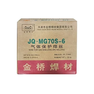 Carbon Steel Gas Shielded Welding Wire 0.8/1.0/1.2mm JQ MG70S 6 with Excellent Welding Performance Flux Content None