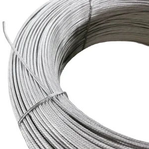 China Factory High Strength Heat Resistant Q195 Q235 Galvanized Wire Rope and Binding Wire for Elevator Field Fence Use