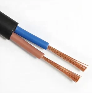 Copper Conductor Flexible Cable High Quality Copper RVV 2×0.75mm 2×0.3mm 4×2.5mm2 Black PVC Wire Electrical Cable Wire Prices