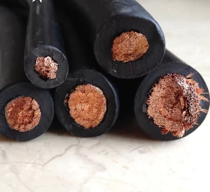Copper Conductor Welding Cable Low Voltage 25mm2 70mm2 Rubber Insulated PVC for Industrial Use