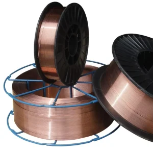 Copper coated high strength welding wire ER80S G