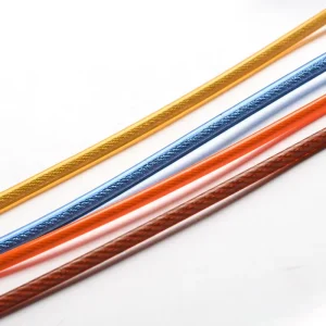 Custom 7×7 2.5mm Wire PVC PA Plastic Coated Stainless Steel Wire Rope Nylon Covered Galvanized Aircraft Cable