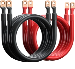 Custom Longer 4AWG 6AWG 8AWG 10AWG Battery Wire Battery Jumper Cable
