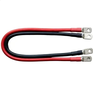 Custom Red Black Battery Cable Pair Customizable Wiring Harness Lead Set Kit for Inverter BESS Solar Energy Storage Interconnect