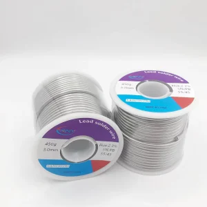 Customizable 450g 3.0mm Rosin Core Tin Soldering Wire 55% 45% Concentration Steel Alloy for Building Welding OEM Supplier