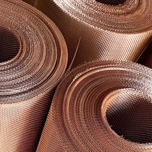 Customized Multi Layer Woven Copper Filter Mesh High Strength Wear Resistant Industrial Copper Filter Roll