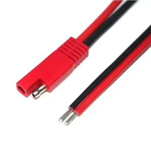 Customized Red Green SAE Connector 2 Pin SAE Bullet Connector Power Cable for ATV RV Boats And More Equipment
