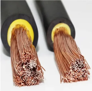 Datrek 16mm 25mm 35mm Rubber Insulated Solid Copper Conductor Flexible Welding Cable 0.6-1kv Model Welding Cable for