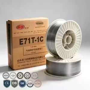 E71T-1C Flux Cored Wire 1.2mm 1.0mm 15Kkg AWS A5.20 E71T-1C Gas Shielded Flux Core MIG Welding Wire CCS DNV ABS China Factory