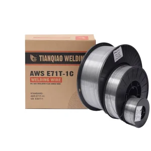 E71T-1C Gas Shielded Flux Cored Welding Wire Carbon Steel FCAW Welding Wire for Heavy Fabrication E71T-1M