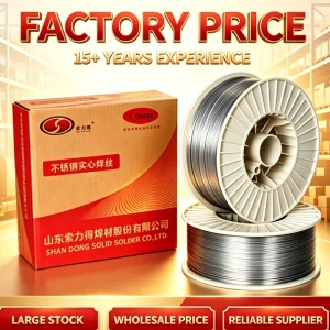 ER308 Stainless Steel Solid MIG Gas Shielded Welding Wire AWS A5.9 1.0 1.2mm 0.040″ 0.045″ Spool OEM China Factory