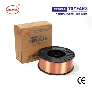 ER70S 6 MIG MAG Welding Wire Copper Coated Carbon Steel Gas Shielded 0.8 1.2mm Diameter 5kg 15kg Spool Welding Supplies