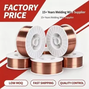 ER70S-6 SG2 G3Si1 YGW12 Solid MIG Welding Wire Alambre De Soldar Carbon Steel CO2 Gas Shield Copper Coated Custom