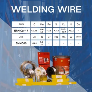 ERNiCu-7 Nickel Copper Welding Wire AWS A5.14 Monel 400 Alloy TIG MIG Welding Rod