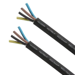 EU H05RN-F H07RN-F 3C1.5 3C2.5 4C2.5mm2 Flexible Rubber Cable