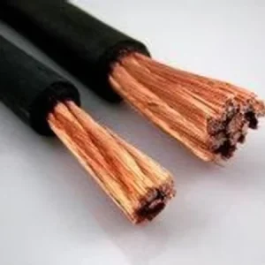 Electric Copper Multi Stranded Welding Cable Rubber Sheathed For Construction Use 300/500V