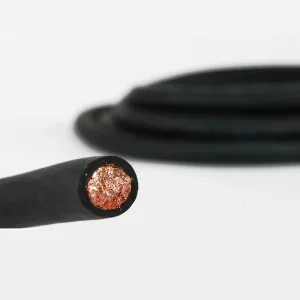 Electric Ground Welding Cable 50mm2 Cca Rubber Black 100m Wooden Drum