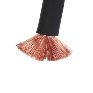 Electric Power Cables With 16mm 50mm 70mm 95mm Rubber Sheath Soft Copper Flexible Core Welding Cable