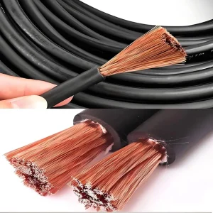 Extra Flexible H01N2-D Rubber Welding Cable 35mm² 50mm² Orange Black Jacket Lead Wire for Arc Welder OEM Custom Low MOQ