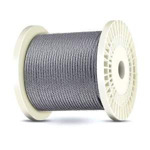 Factory 6MM 5MM Galvanized Steel Wire Rope Cable