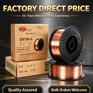 Factory AWS ER70S-6 MIG Welding Wire 1.2mm .045″ .030″ .035″ 15kg 5kg Mild Steel MIG Wire Copper Coated China