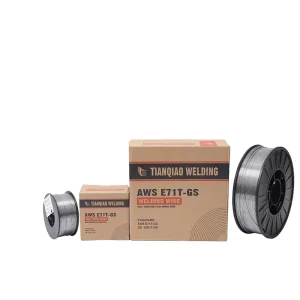 Factory Customized E71T GS Self Shielded Gasless Flux Cored Wire for All Position Welding on Carbon Steel Sheet