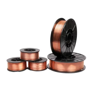 Factory Direct Supply in Stock 0.8mm High Strength Steel 100% CO2 Gas Shielded Copper Coated MIG Welding Wire for Industrial Use