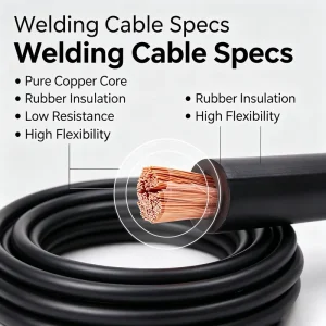 Factory OEM Welding Cable Copper Welding Machine Cable High Tensile Wire for Municipal Steel Welding and Outdoor Construction