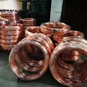 Factory Price Copper Wire 29 Swg Cca Enamelled Copper Wire Occ Pure Copper Coated ER70S 6 CO2 Alloy Rectangular Welding Wire