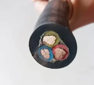 Factory Rubber Cable 1*1.5mm² 1*2.5mm² Copper Flexible Rubber Cable for Welding Machine