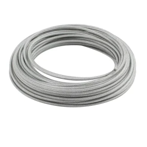 Factory Sales 304 316L Stainless Steel PVC Coated Steel Wire Rope Rubber Coated Lifting Wire Rope