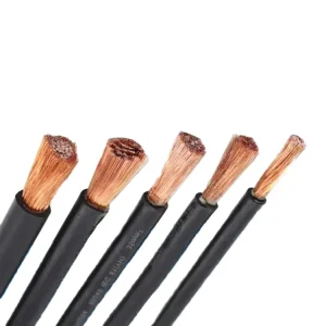Factory Supply 16mm 35mm 50mm YH Rubber Sheath Flexible Copper Single-Core Welding Cable for Welding Machine