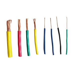 Flame Retardant ZC BVV Copper Core PVC Insulated and PVC Sheathed Electrical Cable Wire 450/750V for Building Wiring