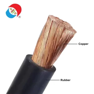Flexible 1 0 Copper Welding Cable 16mm2 Rubber Insulated 220V Single Core Construction Power Cables with PVC & PE