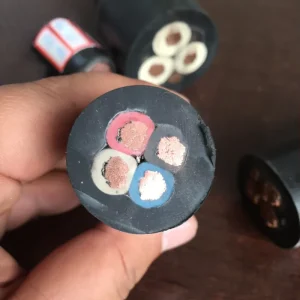 Flexible 35mm Rubber Insulated Copper Cable 4 Core EPDM Welded Hualian YZ Model 300 500V 60C for Home Appliances