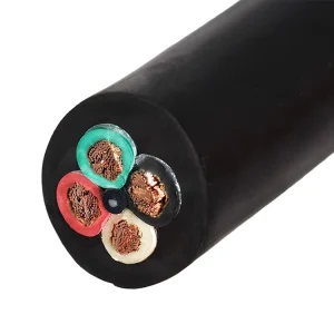 Flexible 3×16 3×14 3×12 3×10 4×10 4×8 AWG 300v 600V SJOOW SOW SOOW Rubber Cable With UL62 Certification
