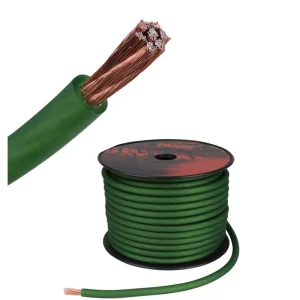 Flexible 50ft 0ga 0 Gauge Power Ground Wire Roll 0 AWG Copper Cable Car Audio