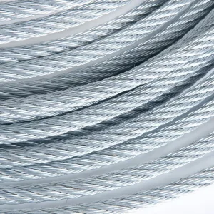 Flexible Anti Corrosion 7×7 3mm 304 Stainless Steel Wire Rope ISO 2408 Standard Tension Cable Wire Rope