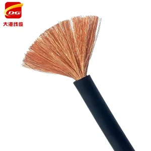 Flexible Class 6 Copper Conductor25 35 50 70 95mm2 Rubber Welding Cable for Industrial Applications