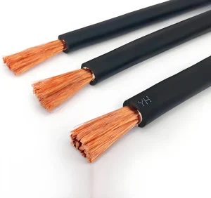 Flexible Welding Cable 16mm²-95mm² Pure Copper Conductor Rubber Insulated Welder Lead Wire for Industrial Welding Machine