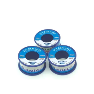 Flux Rosin Activated Cored Tin Solder Wire Santer 60/40 High Quality No Cleaning 1.8-2.2% Flux Content Electronics Use