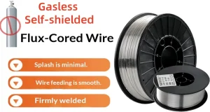 Gasless MIG Flux Cored Welding Wire E71T GS 0.8mm 1.0mm 1kg Per Spool High Performance Self Protection Carbon Steel Wire