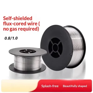 Gasless MIG Flux Cored Welding Wire E71T-GS 0.8mm 1.0mm 1kg Per Spool Self-Protection Carbon Steel Wire
