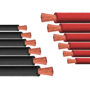 H01N2 D Flexible Rubber Insulated 1/0 2/0 3/0 4/0 AWG 16mm 25mm2 35mm 35mm2 50mm2 70mm Copper Silicone Welding Cable