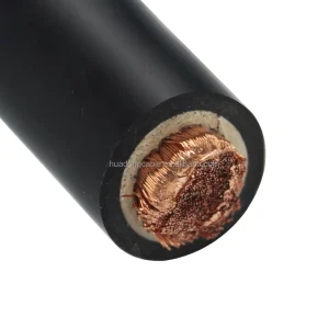 H01N2 D Flexible Welding Cable 25mm 90mm2 95mm 500amp 600amp Silicone Rubber Battery Cable Leads for Welding Machine